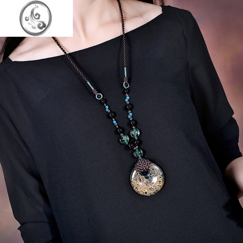 jimi毛衣链挂件时尚项链简约吊坠挂饰百搭装饰品女挂链古配饰秋冬挂绳