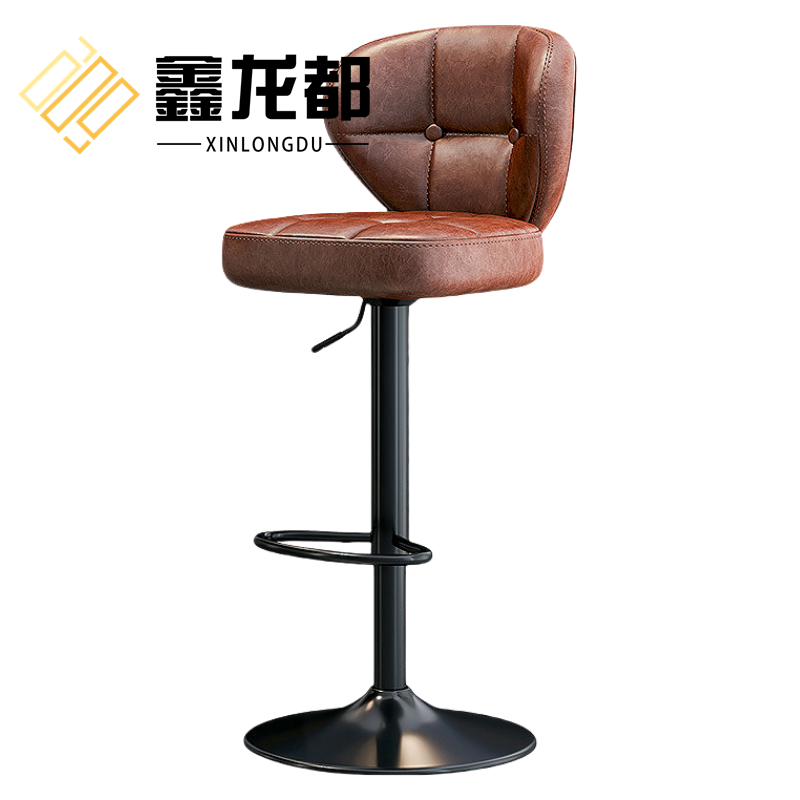 鑫龙都吧台椅38cm把高清大图