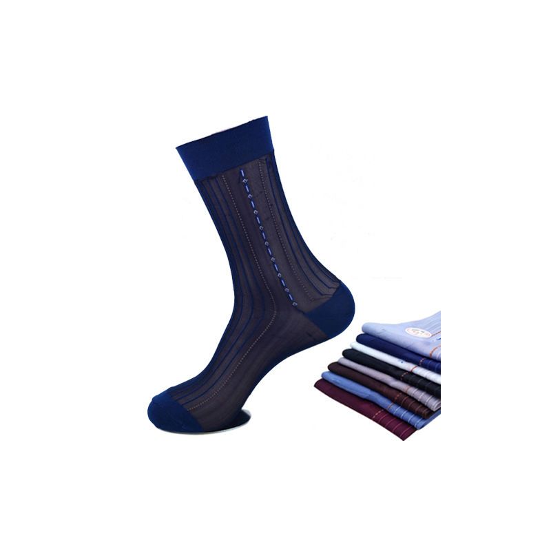 310双商务丝袜男锦纶丝袜夏季薄丝袜防臭丝袜头跟加固防滑超薄