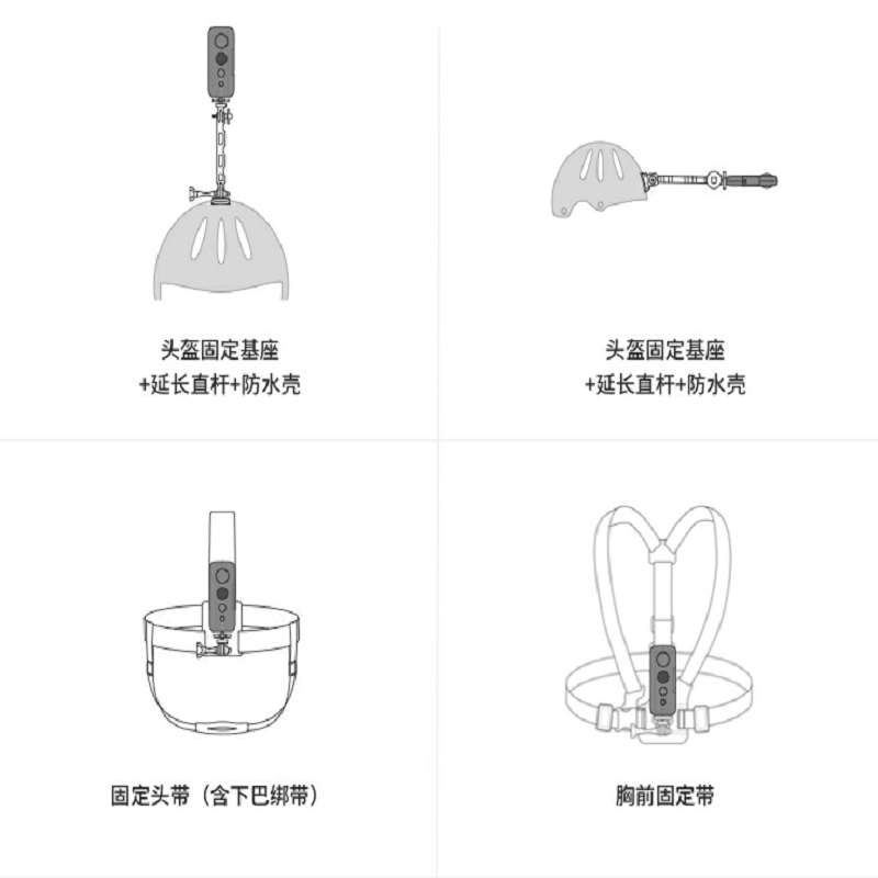 Insta360 滑板专用配件套餐 全景相机运动相机配件运动管-不含自拍杆（适配ONE X2/ONE R）