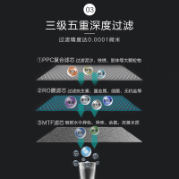 艾美特家用RO反渗透过滤净水器即热式台式净饮机免安装可移动饮水机饮水吧电热水壶智能速热开水机迷你台式纯水机YRF281