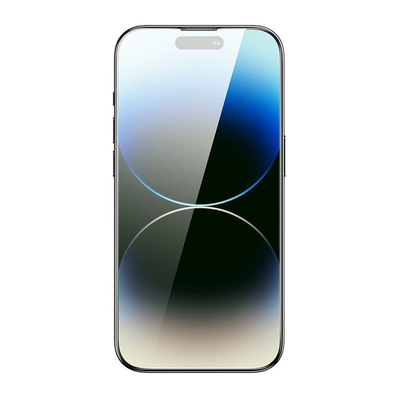 倍思 0.4mm康宁绿光钢化膜(一体防尘)For iP 14 Pro Max 透明(单片装 含:清洁包*1+无尘仓贴膜神高清大图