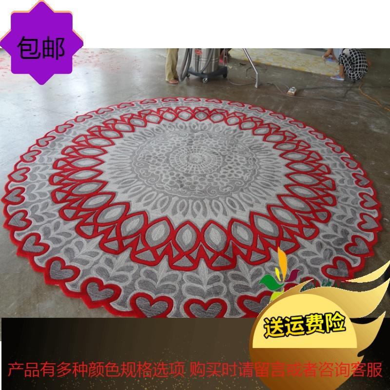 中硅地毯地垫美式田园宜家爱心桃抽象红色圆形卧室地毯宴会厅院办公室地毯 价格图片品牌报价 苏宁易购蔬悟家纺专营店