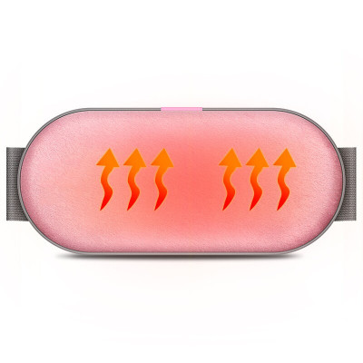 皇威H-636A电加热护腰带按摩器材暖宫腰带保暖宫宝 大姨妈肚子疼远红外宫寒腰封带月痛经 暖宫护腰带 加暖升级版 粉色