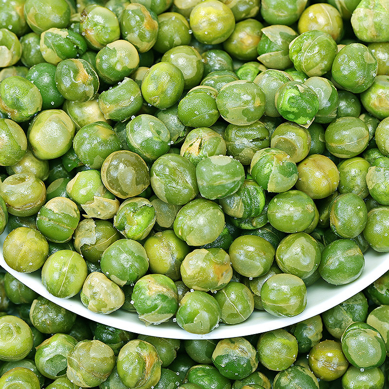 [满199减125元]欧贝拉青豆豌500g混合口味青豆小包装炒货散装好吃的网红休闲零食品小吃整箱