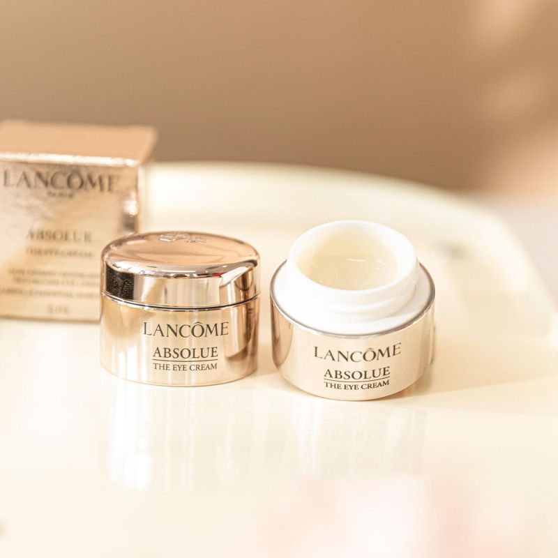 兰蔻(LANCOME)菁纯眼霜5ml*3瓶滋润淡纹润泽紧致波色因保湿充盈柔润抗老化眼霜高清大图