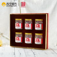 正典燕窝 白燕 金丝燕 50%正品溯源码冰糖即食燕窝 滋补营养品6瓶礼盒装