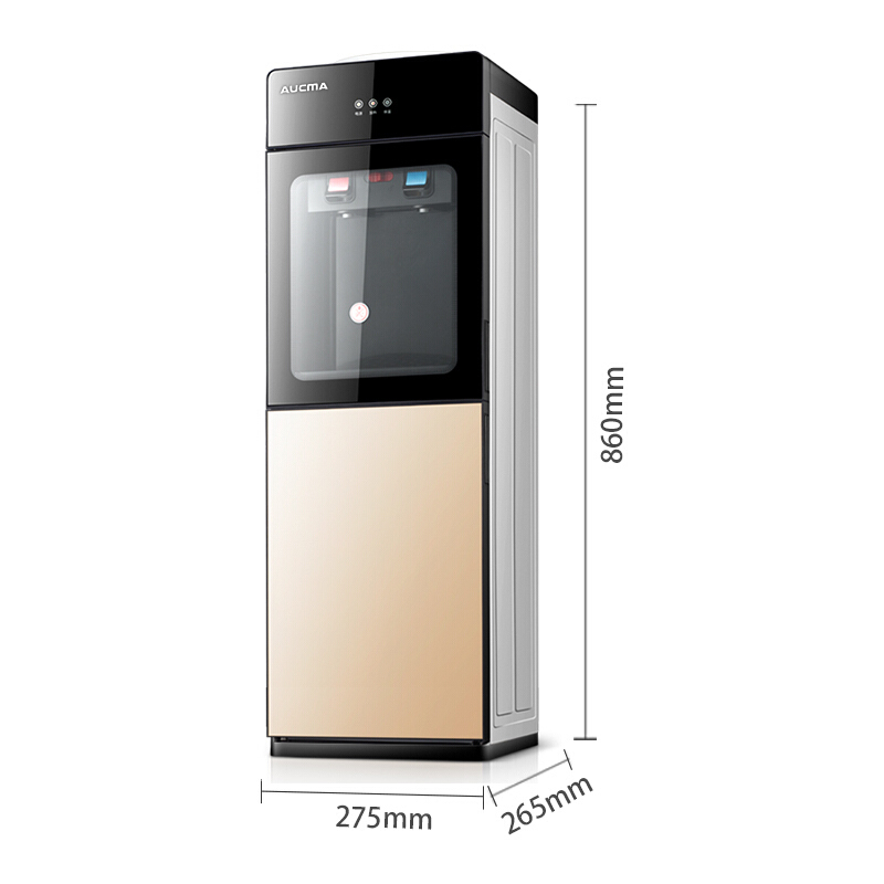 澳柯玛(AUCMA)饮水机 YR5X-8A(B903) 立式办公家用温热型 双门立式柜式茶吧机 饮水机