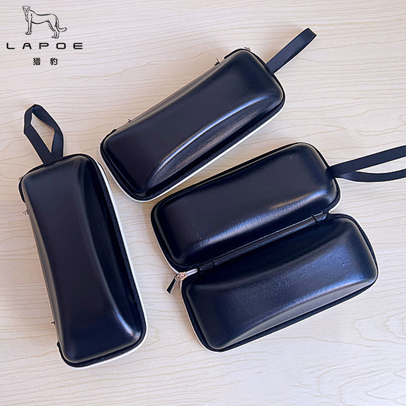 猎豹 防水PU硬质眼镜盒终端机收纳盒16.5*7*5cm/个高清大图