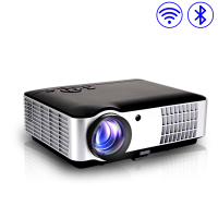 蓝牙升级款瑞格尔（Rigal）RD-806wifi黑投影仪家用4K全高清1080P办公教学商用智能投影机3D手机家庭影院无屏电视 安卓苹果手机无线同屏投屏