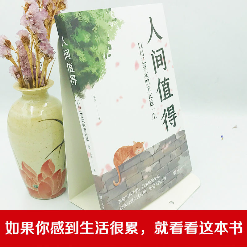 人间值得 [正版]人间值得书以自己喜欢的方式过一生成长励志书愿你遍历山河仍觉人间值得这世界很好但你也不差正能量心态调节青高清大图