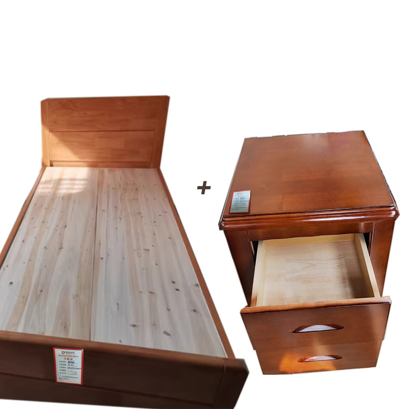 东业家具 酒店公寓宿舍套房家具DY-05T(2张1.2米床+1个床头柜)高清大图