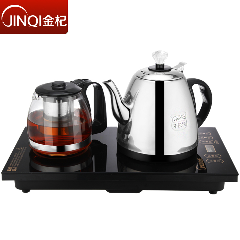 金杞(JINQI)涌泉式全自动上水电茶壶电水壶底部上水电热水壶茶具套装 WJ-W661