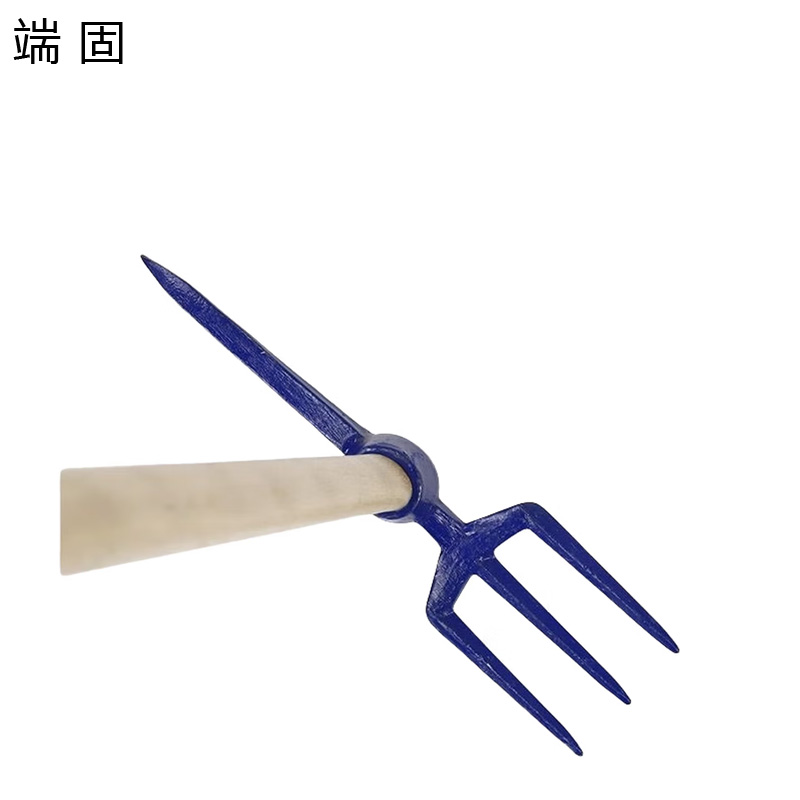 端固 破冰铲除冰铲木柄扁尖钢镐90*49.5cm 把高清大图