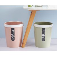 清洁工具圆形创意无盖垃圾桶客厅家用厨房卫生间浴室书房办公室卧室垃圾筒清洁用品简约生活日用品
