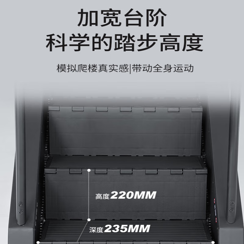 亿迈(EM) 爬楼机健身楼梯机攀爬机综合巡练练器健身器材体重管理高清大图