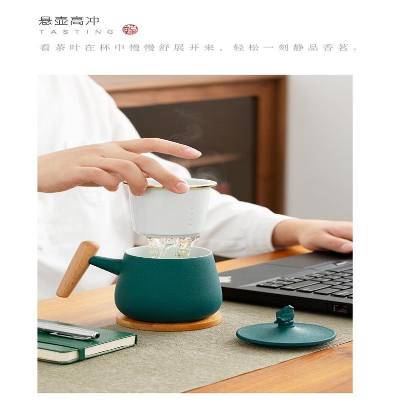 定制水杯 开运锦鲤路宝茶水杯 套装