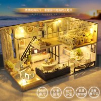瑞仕兹 diy小屋阁楼别墅手工制作1:24现代情调loft风格 小房子模型拼装创意七夕情人节生日礼物送女生送闺蜜送孩子