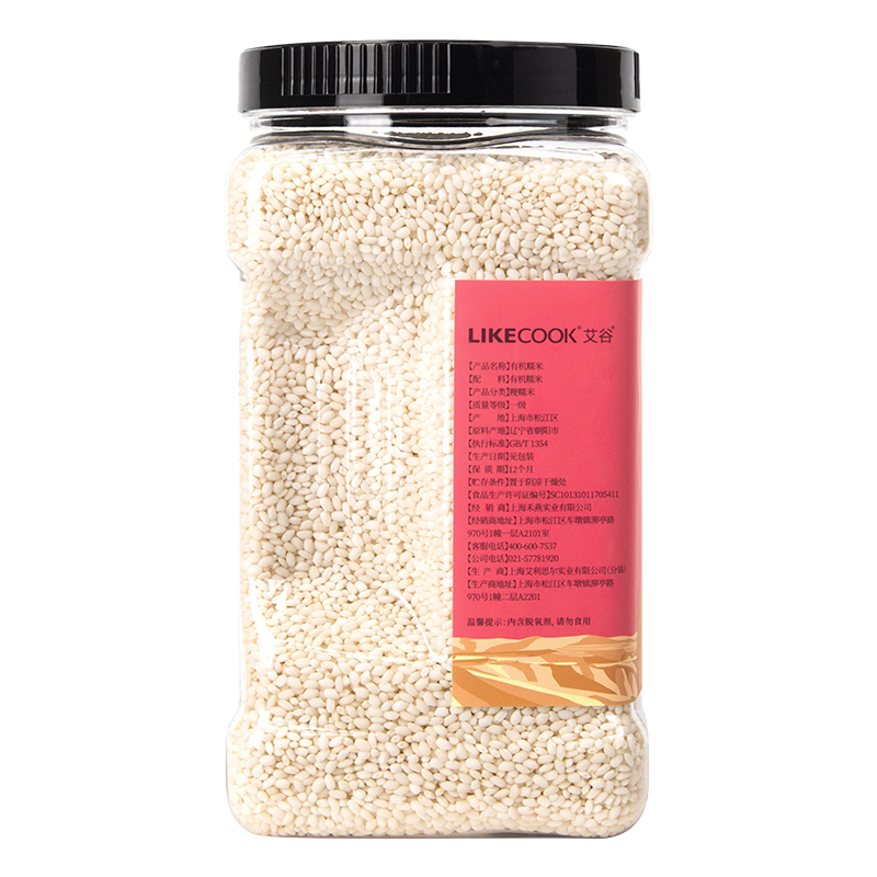 艾谷 有机 糯米2.3kg高清大图