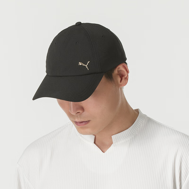 彪马(PUMA)男帽女帽新款时尚潮流运动帽户外遮阳帽舒适休闲帽鸭舌帽025363-01 ZP高清大图