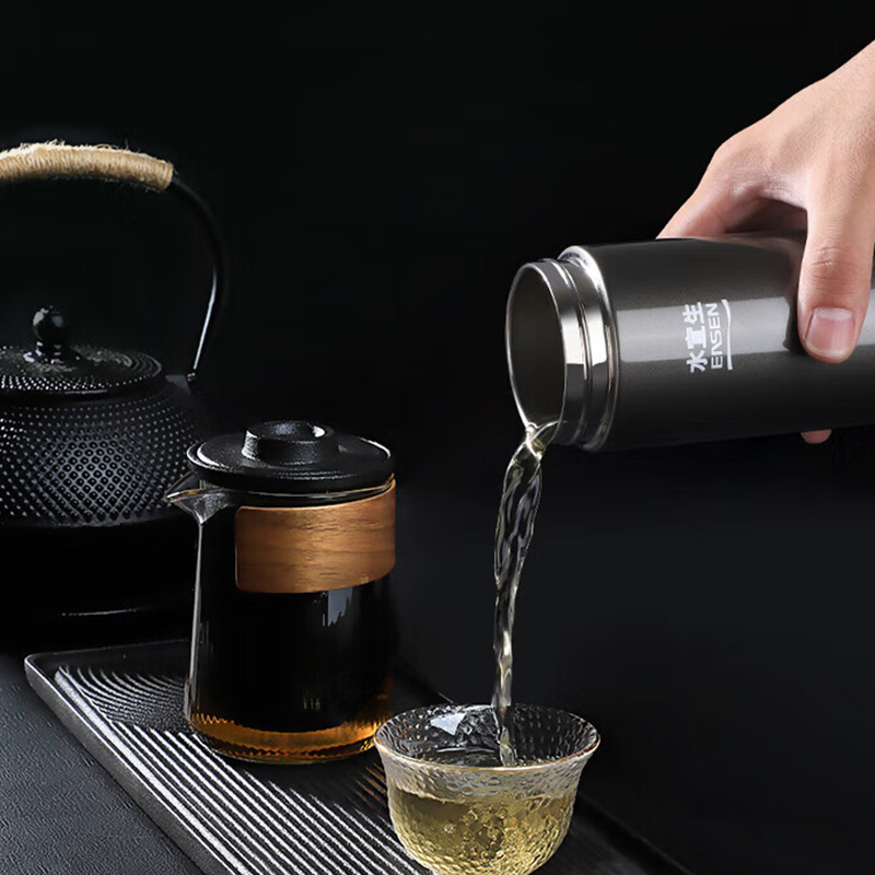 水宜生保温杯420ml持久保温食品级内胆保冷弱碱滋养U360高清大图