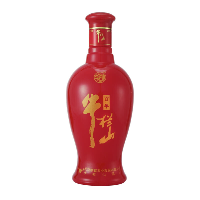 牛栏山二锅头 牛栏山百年红 红8红瓶喜酒婚宴酒 浓香型白酒38度500ml整箱6瓶装