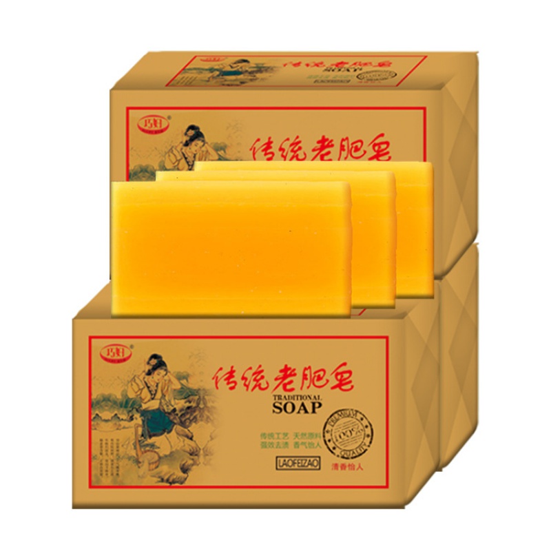 巧妇优生活洗衣皂180g*9块家庭装去污渍老肥皂香味持久手工透明皂高清大图