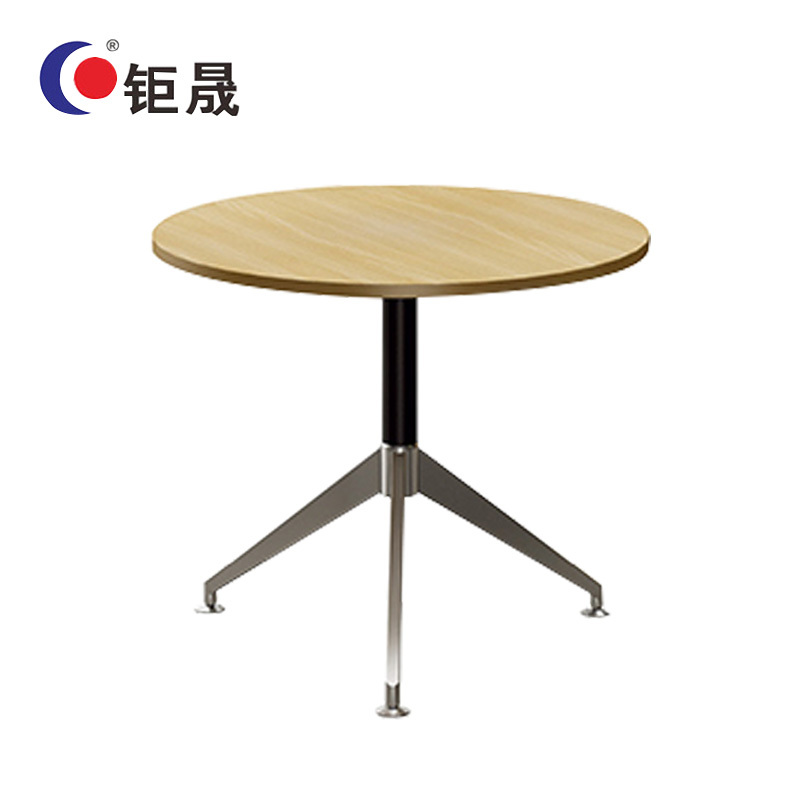 钜晟小圆桌简约板式洽谈桌休闲桌圆桌js-gz0801