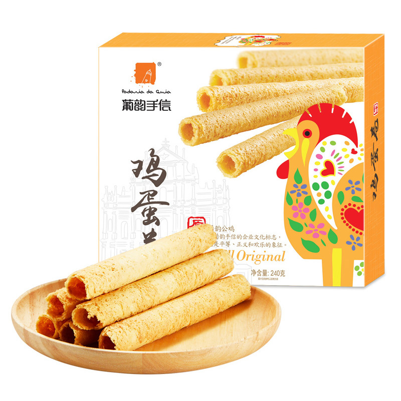 澳门葡韵240g鸡蛋卷手信零食