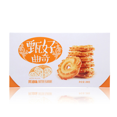 好吃点 饼干 甄好曲奇208g(黄油味)