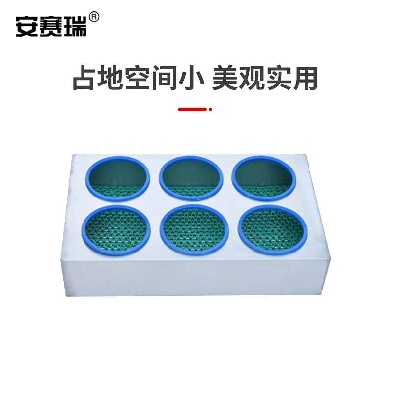 安赛瑞 桌面水杯架 台面保温杯茶杯收纳摆放架 车间工厂休息室置物架 双排六孔位 701491高清大图