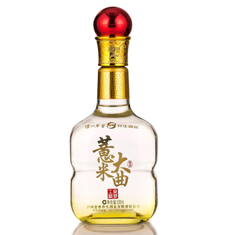 泸州老窖养生酒 42度薏米大曲酒(皇梦工酿)500ml单瓶装白酒 逢年过节送礼之选