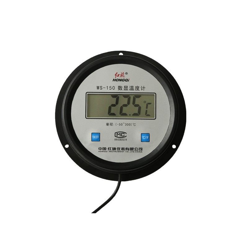红旗 数显压力式温度计WS-150(-50~200度)线长10米 个高清大图