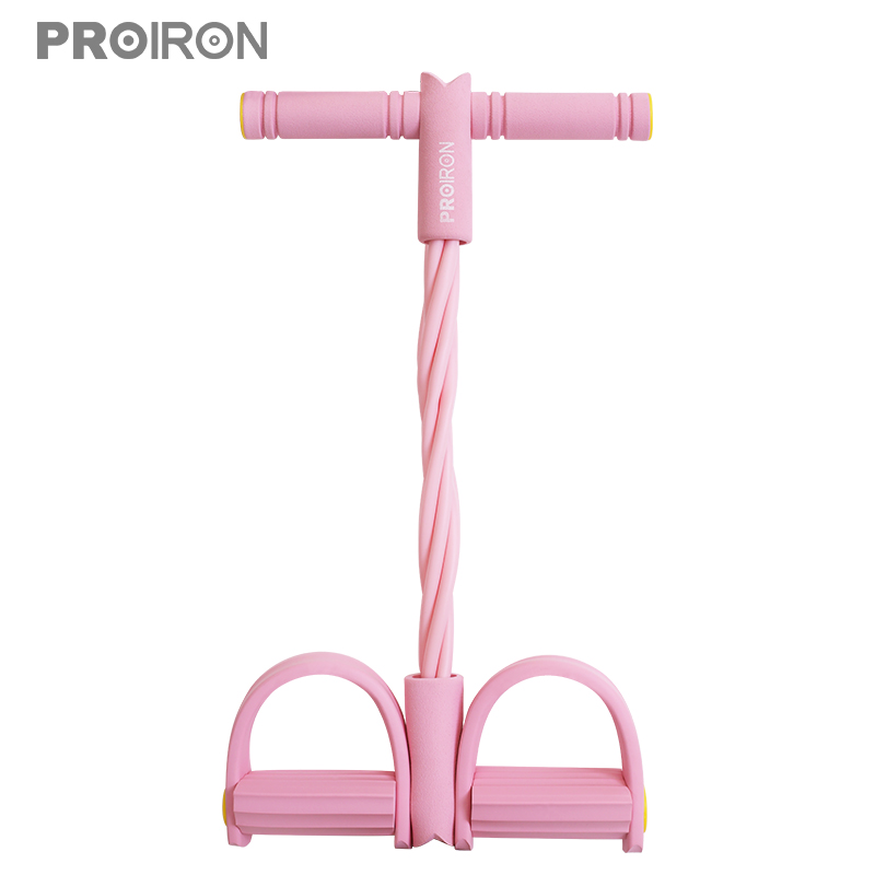PROIRON普力艾 TPE脚蹬拉力器粉色