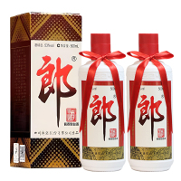 郎酒 郎牌郎酒 酱香型白酒 53度500ml*2 普郎 双瓶装 盒装