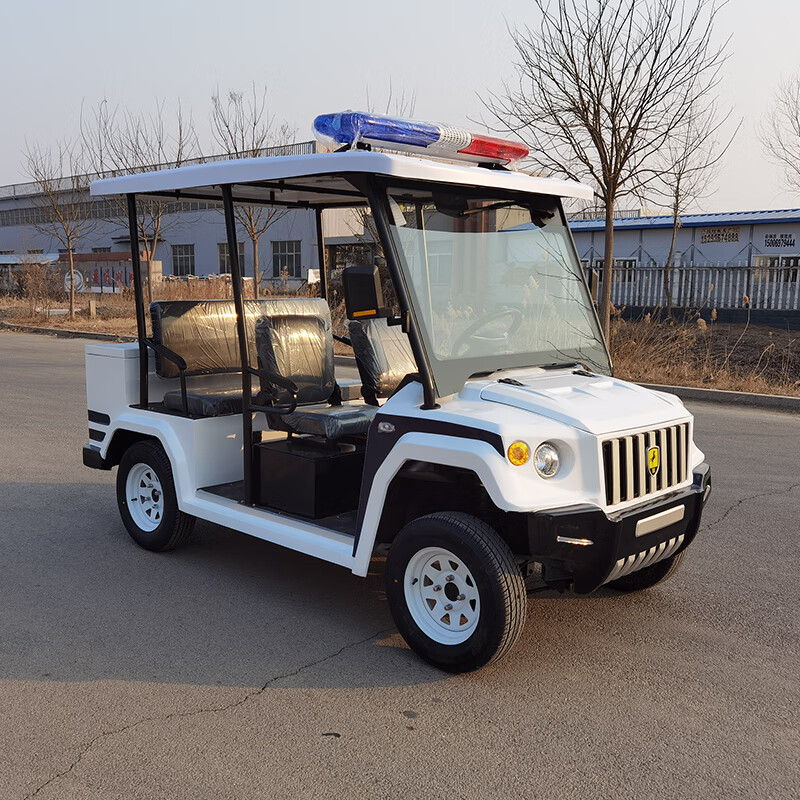 浩晟电动巡逻车5座四轮营区巡查车校园保安物业小区厂区纠察车 标配