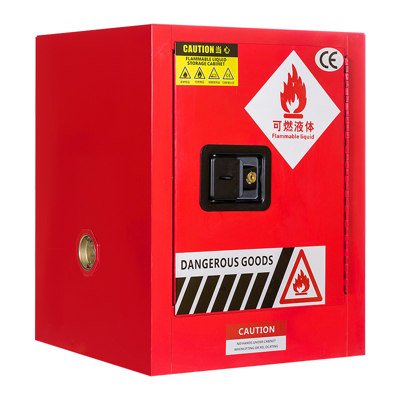 臻远zyaqg-r4工业安全柜防爆柜化学品实验柜可燃液体存储柜 4加仑红色高清大图
