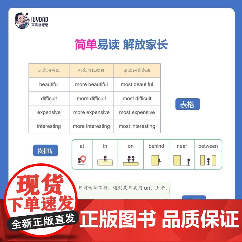 零基础英语语法训练营 6册 常青藤爸爸 著 少儿英语高清大图
