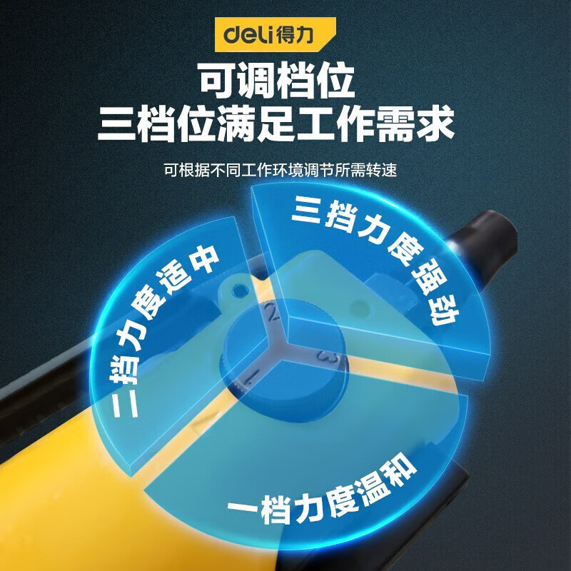 得力专业级气动螺丝批气动工具螺丝批维修工具60N*m DL-QDP08Z