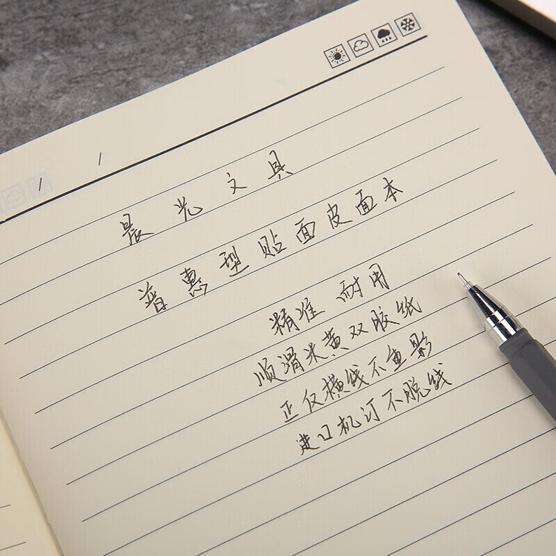 晨光 18K普惠型PU贴面皮面本160页 APY1DP11