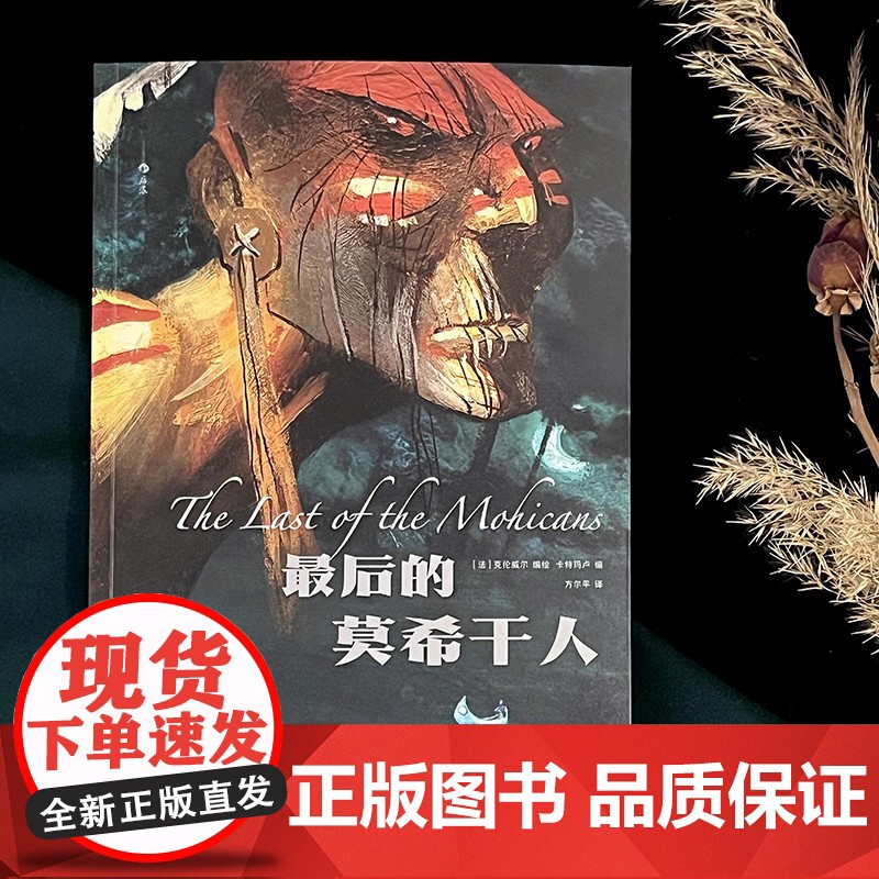 最后的莫希干人 同名名著改编世界文学经典 北美洲印第安文化莫希干民族战争故事 后浪漫漫画图像小说高清大图