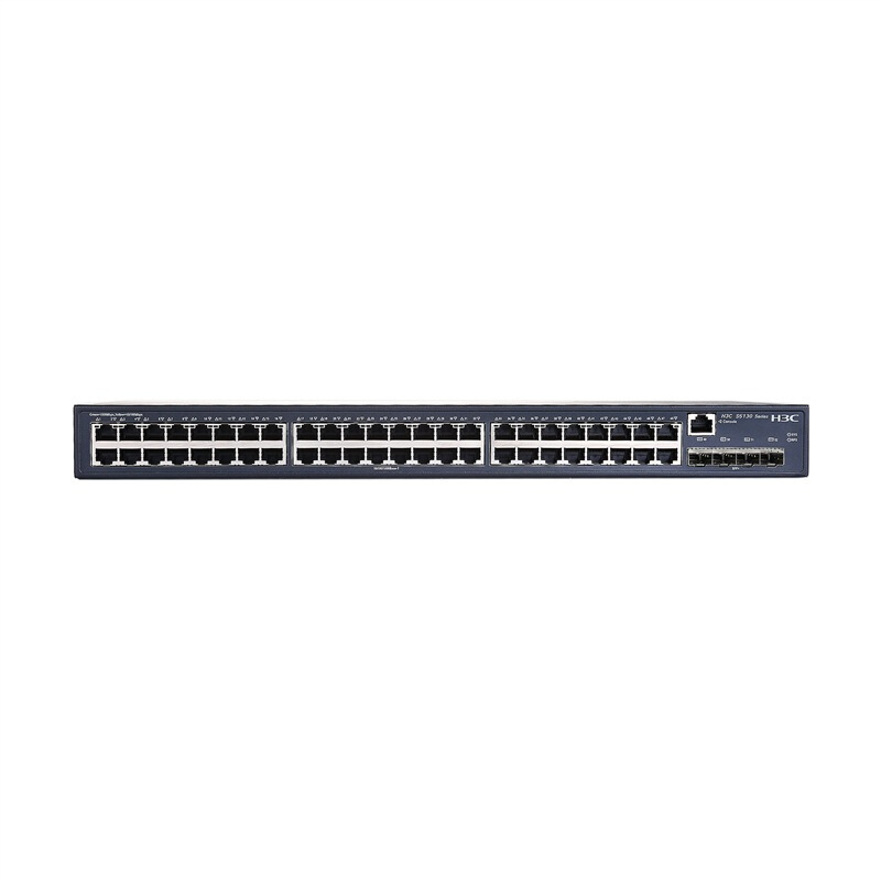 华三(H3C)S5130-52S-SI 48口千兆企业级高性能交换机 1000Mbps 千兆以上 高性能以太网交换机