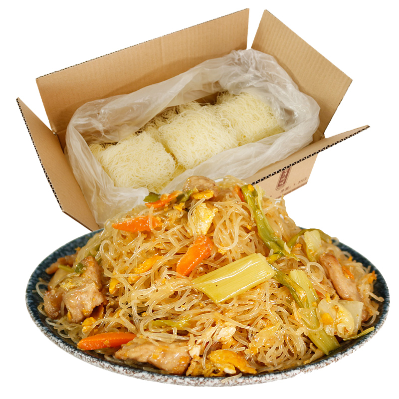 凡秀色新竹米粉炒粉方便粉1500g自煮干粉休闲美味速食整箱