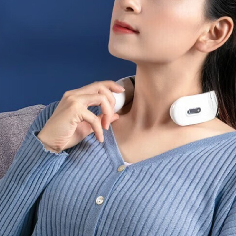 奥克斯颈椎按摩器恒温热敷低频脉冲多模式AJA-03D-804高清大图