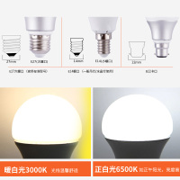 FSL佛山照明 LED光源5-9W灯泡E27大螺口螺旋龙珠大角度发光面球泡灯家用节能灯冷光(5000K以上)