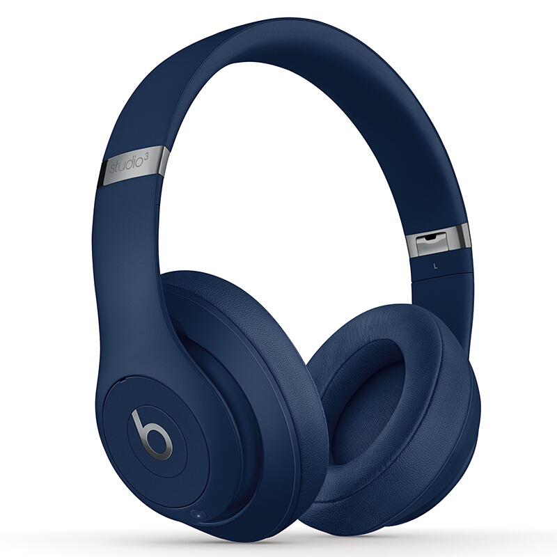 Beats Studio3 Wireless 头戴式 蓝牙无线降噪耳机 录音师无线3代 游戏耳机 含麦克风 蓝色