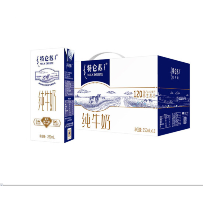 蒙牛特仑苏纯牛奶250ml×12盒