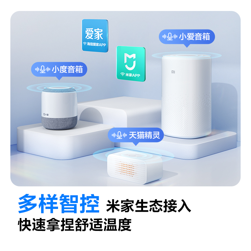 [官方自营]科龙KELON空调 大1匹柔风空调 新一级能效 壁挂式冷暖 智能WiFi 抑菌除菌除湿26GW/QS1-X1高清大图