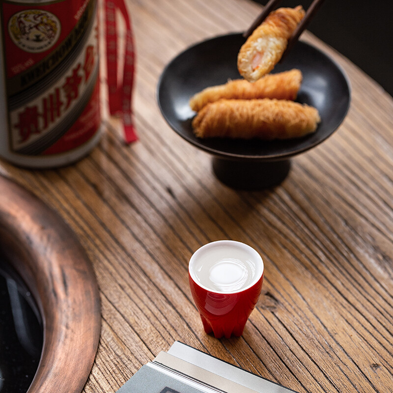 字器 陶瓷茶杯四杯四筷礼品套装汉字杯商务礼品 感谢有你高清大图