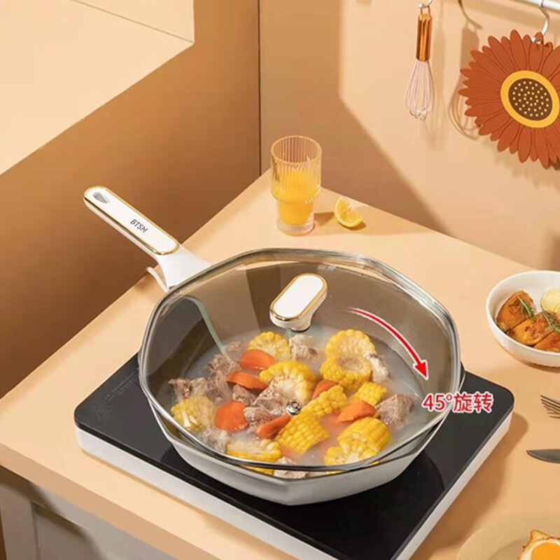 BTSM BT1812 八角炒锅 32cm高清大图